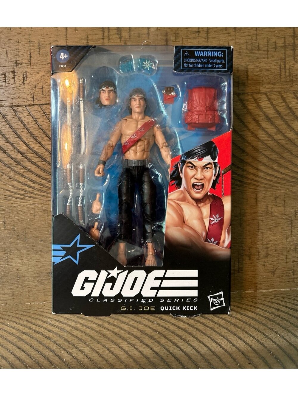 GI Joe Classified Quick Kick #86 Hasbro 6” Figure NEW (Box Wear)